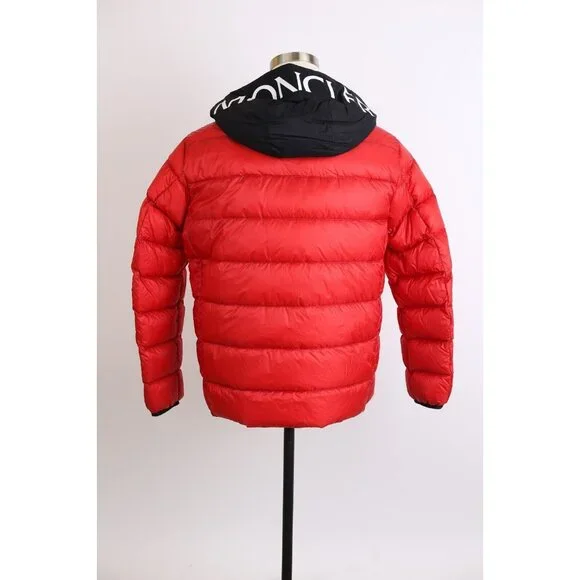 Moncler Provins Down Padded Jacket SZ 5 Red & Black LNWOT